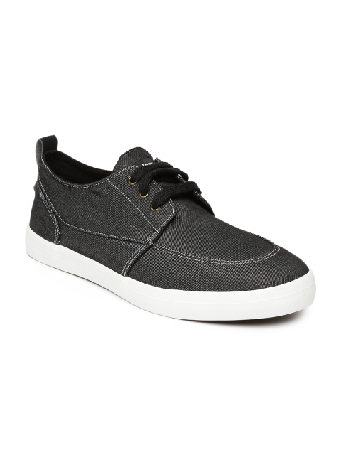 

Roadster Men Black Denim Casual Shoes