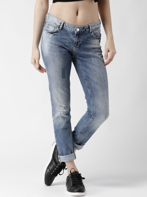 

Silvian Heach Blue Washed Britney Fit Stretchable Jeans