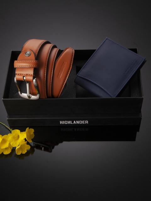 

HIGHLANDER Men Accessory Gift Set, Navy blue