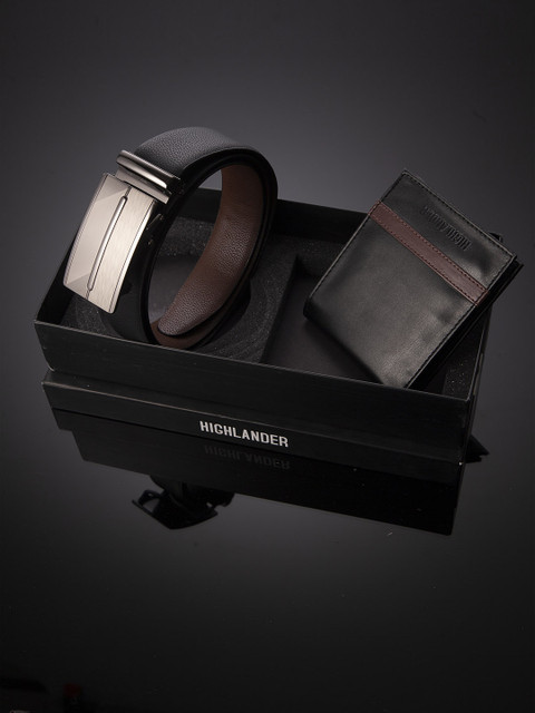 

HIGHLANDER Men Black Accessory Gift Set