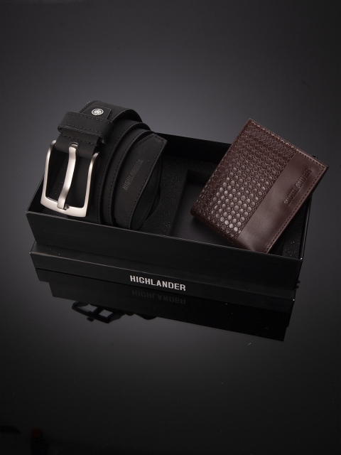 

HIGHLANDER Men Accessory Gift Set, Brown