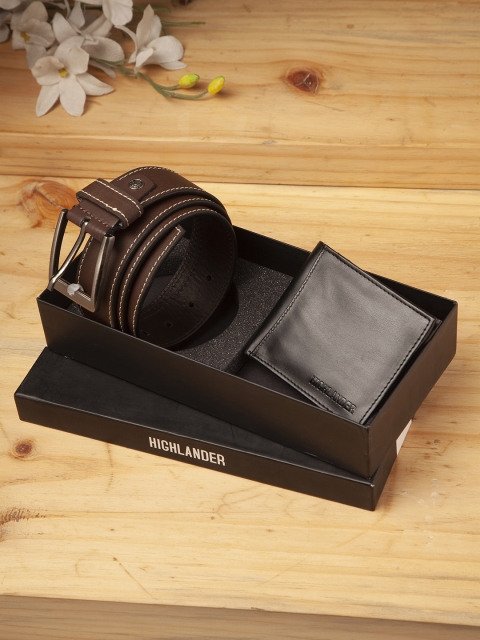 

HIGHLANDER Men Accessory Gift Set, Brown