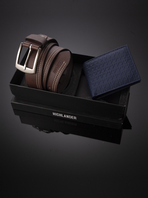 

HIGHLANDER Men Accessory Gift Set, Navy blue