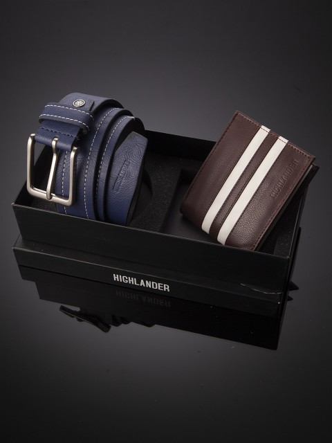 

HIGHLANDER Men Accessory Gift Set, Navy blue