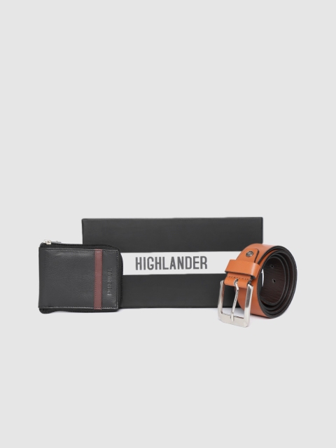 

HIGHLANDER Men Accessory Gift Set, Tan