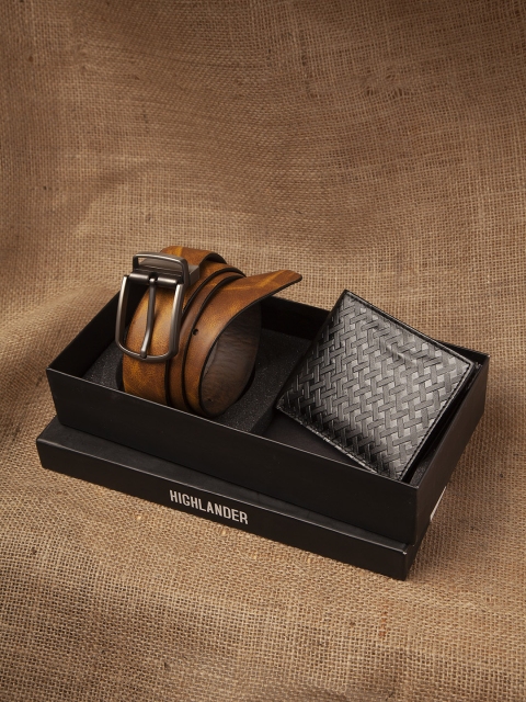 

HIGHLANDER Men Accessory Gift Set, Brown