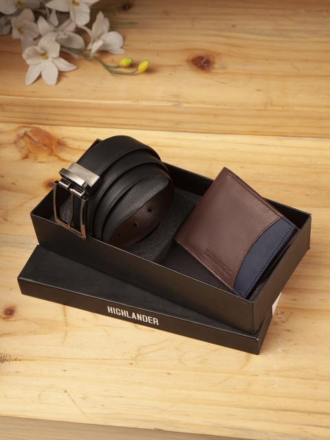 

HIGHLANDER Men Accessory Gift Set, Brown