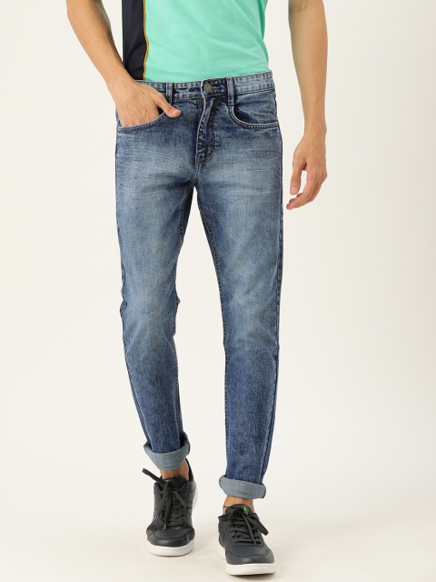 

Campus Sutra Men Blue Slim Fit Mid-Rise Clean Look Jeans