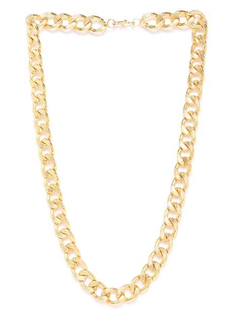 

D.C Creation Men Gold-Plated Eco Friendly Brass Link Chain