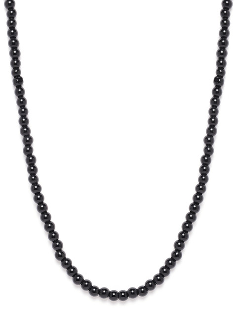 

D.C Creation Men Black Beaded Chain