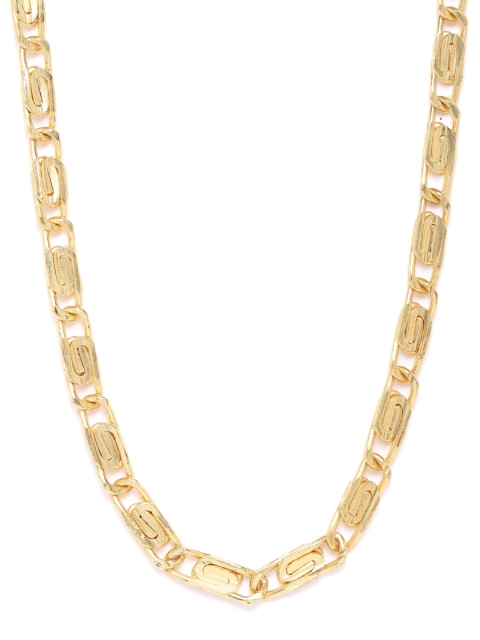 

D.C Creation Men Gold-Plated Eco Friendly Brass Link Chain