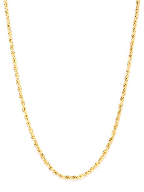 

D.C Creation Men Gold-Plated Rope Link Chain
