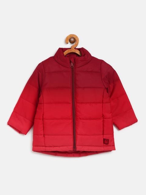 

United Colors of Benetton Boys Red Ombre Dyed Padded Jacket