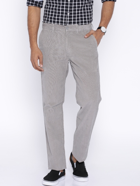 

ColorPlus Grey Corduroy Tailored Fit Trousers