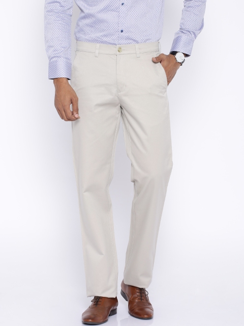 

ColorPlus Beige Tailored Fit Trousers