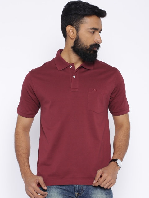 

ColorPlus Maroon Classic Fit Polo T-shirt