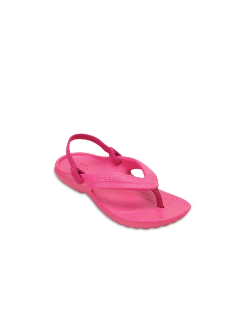 

Crocs Boys Pink Solid Clogs