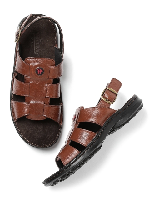 

Roadster Men Brown Leather Sandals
