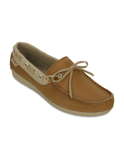 

Crocs Women Brown Boat Shoes