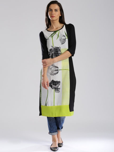 

W Multicoloured Printed Kurta, Multi