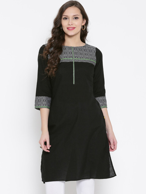 

Aurelia Black Kurta