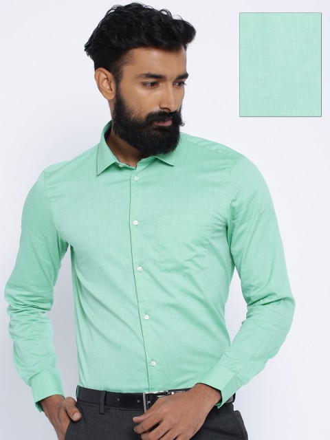 

Arrow New York Green Slim Formal Shirt