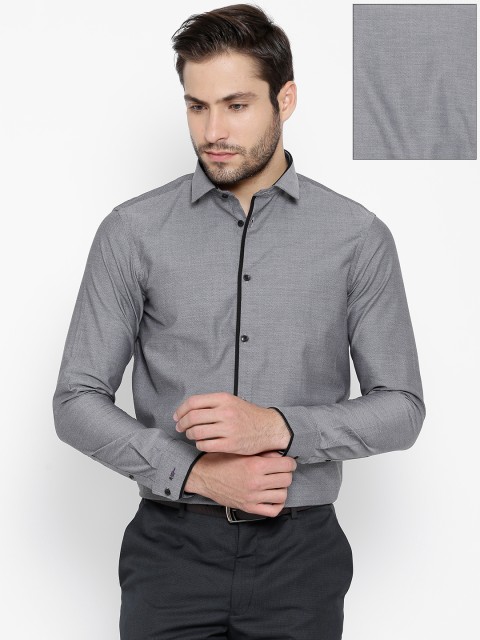 

Arrow New York Grey Slim Partywear Shirt