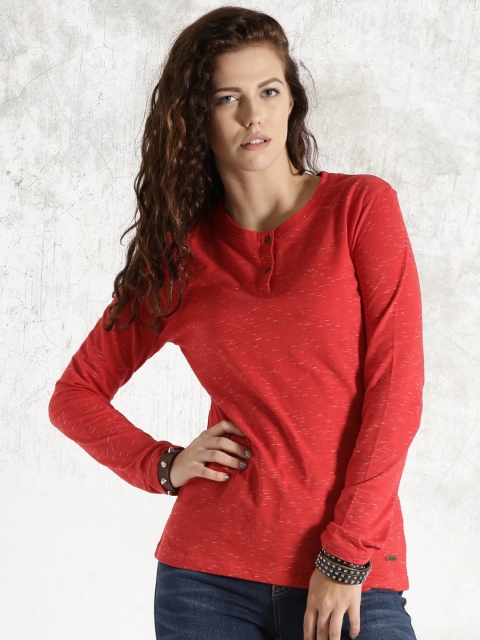 

Roadster Red Henley T-shirt