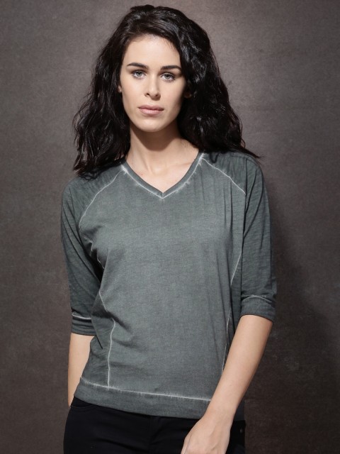 

Roadster Charcoal Grey Washed Top