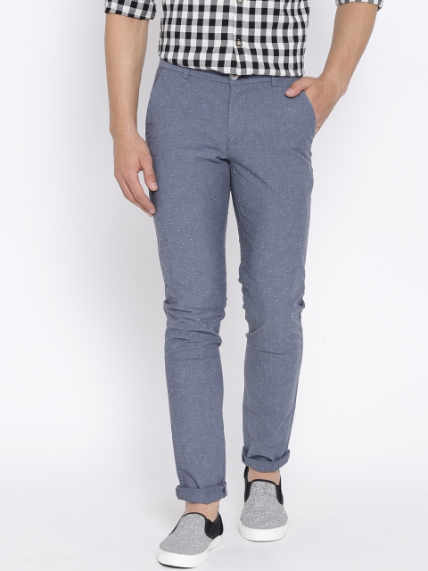 

United Colors of Benetton Blue Slim Casual Trousers