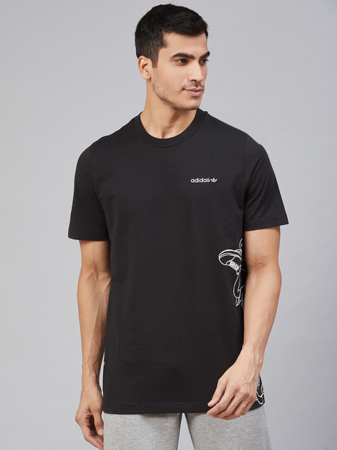

ADIDAS Originals Men Black Printed Goofy T-shirt