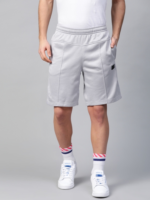 

ADIDAS Originals Men Grey Solid Regular Fit Fashion Sports Shorts