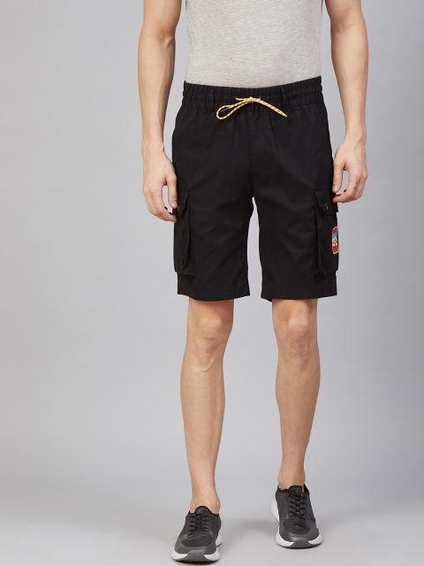 

ADIDAS Originals Men Black Solid Adiplore Cargo Shorts