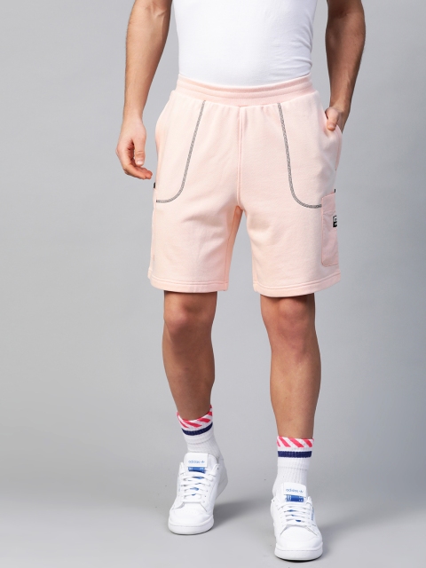 

ADIDAS Originals Men Pink Solid Regular Fit R.Y.V Sports Shorts