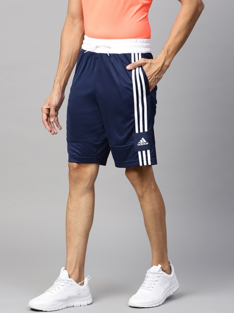 

ADIDAS Men Navy Solid 3G Speed X Basketball Shorts, Navy blue