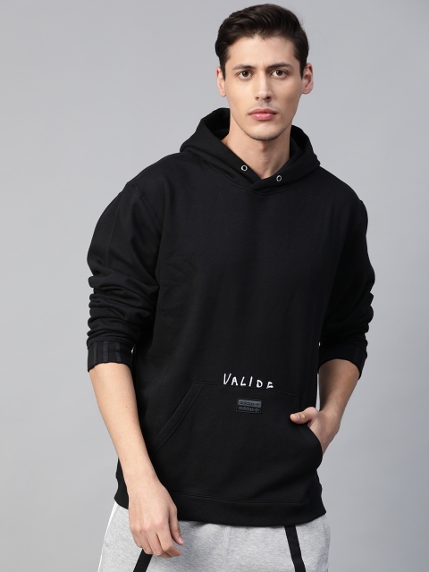 

ADIDAS Originals Men Black Solid Fashion Hoody Sweatshirt