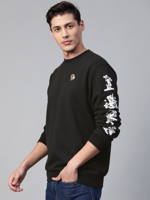 

ADIDAS Originals Men Black Solid Goofy Crew Sweatshirt