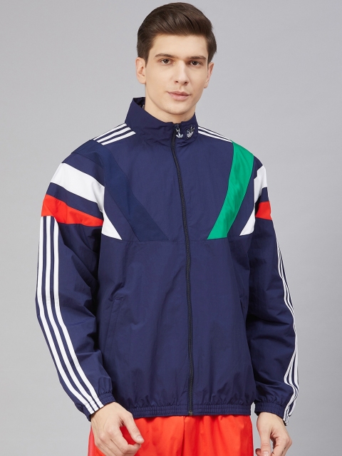 

ADIDAS Originals Men Navy Blue Solid Mus Blnt96 Sports Jacket