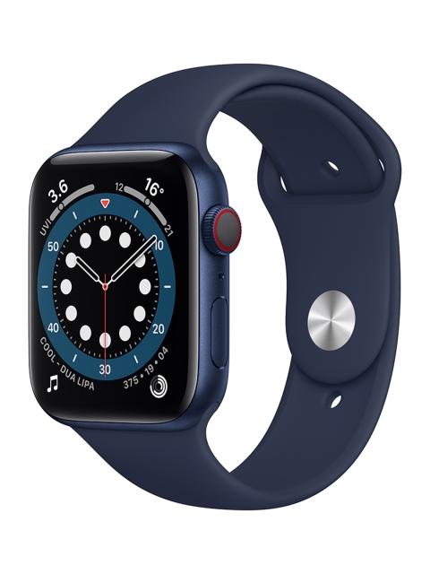 

Apple Watch Series 6-GPS + Cellular, 44mm- Blue Aluminium Case with Deep Navy Sport Band