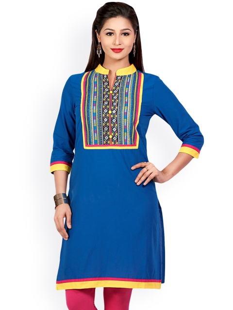 

Mytri Blue Kurta