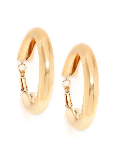 

Jewels Galaxy Gold-Plated Circular Hoop Earrings