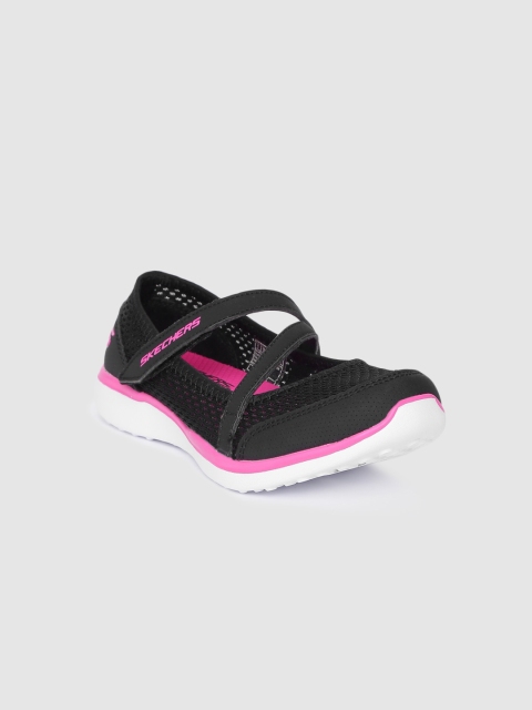

Skechers Girls Black MICROSTRIDES Sneakers