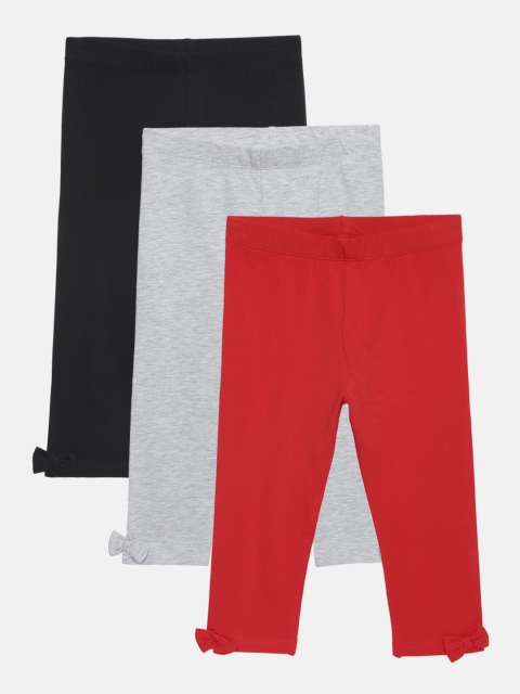 

Loocust Girls Pack of 3 Leggings, Black