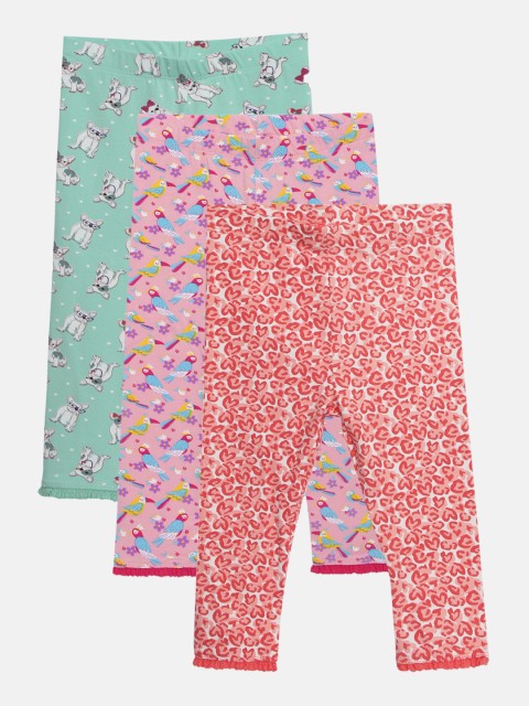 

Loocust Girls Pack of 3 Leggings, Pink