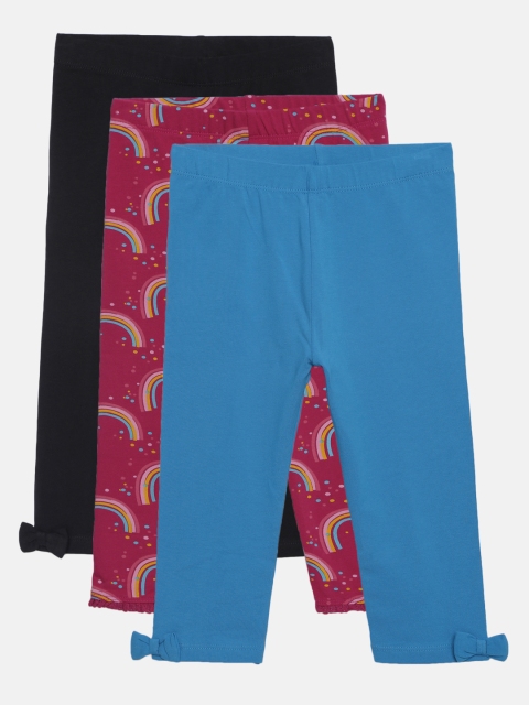 

Loocust Girls Pack of 3 Leggings, Black