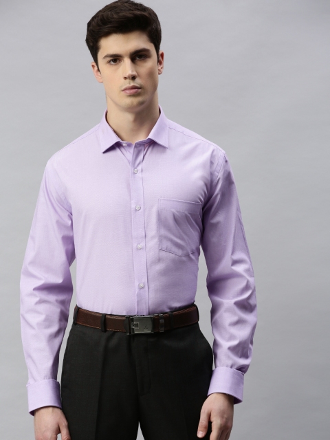 

Park Avenue Men Violet Regular Fit Solid Formal Shirt