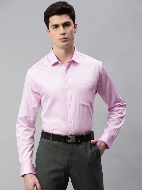 

Park Avenue Men Pink Slim Fit Solid Formal Shirt