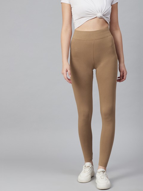 

Marks & Spencer Women Camel Brown Solid Leggings