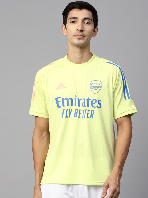 

ADIDAS Men Yellow & Blue Printed Arsenal Football Training Jersey