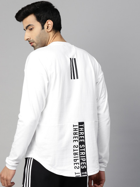 

ADIDAS Men White Must Haves Wording Detail T-shirt